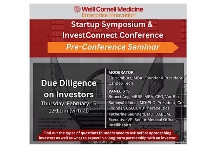 Due diligence on investors
