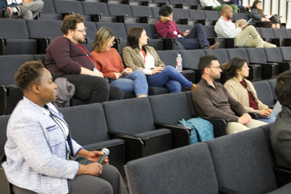 Guests engaged during event