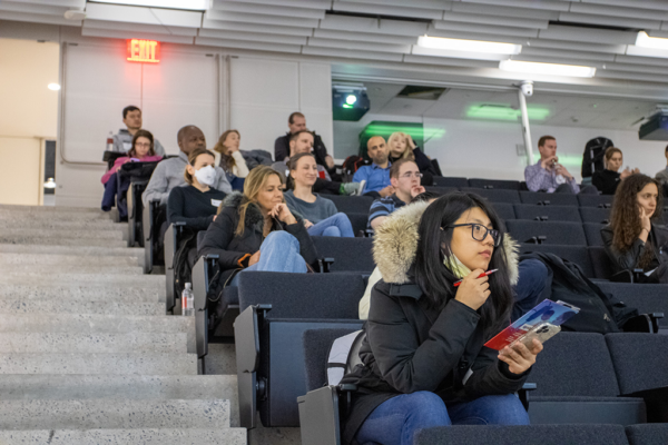 Guests engaged during event