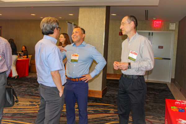 Attendees during poster exhibit and networking