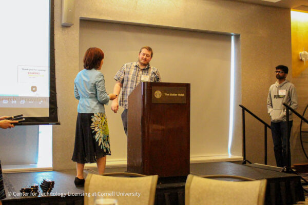 Bearers of Innovation Event - inventor receiving recognition