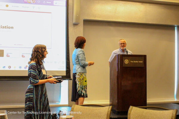 Bearers of Innovation Event - inventor receiving recognition