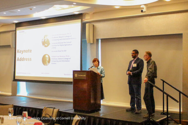 Bearers of Innovation Event - Keynote speakers Robbert Van Renesse and Hakim Weatherspoon with Alice Li