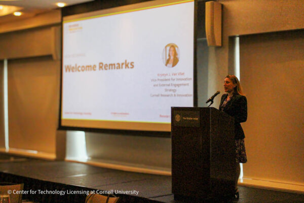 Bearers of Innovation Event - Welcome remarks by Krystyn Van Vliet