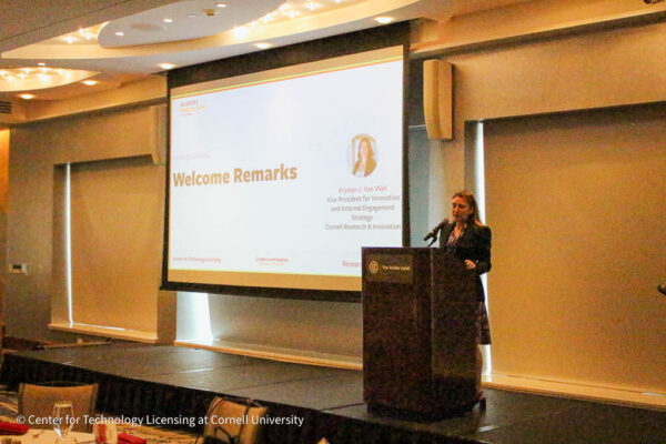 Bearers of Innovation Event - Welcome remarks by Krystyn Van Vliet
