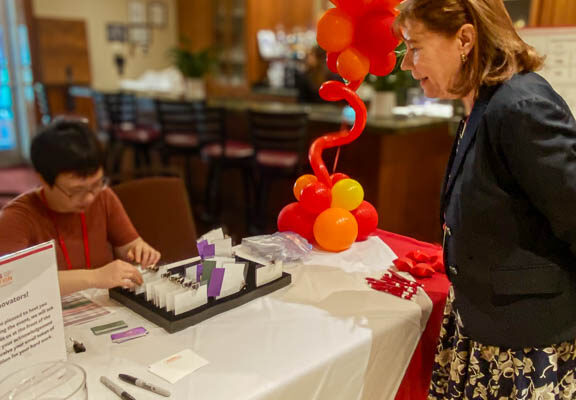 Bearers of Innovation Event - welcome table in NYC