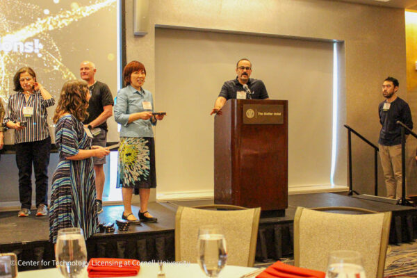 Bearers of Innovation Event - inventor receiving recognition